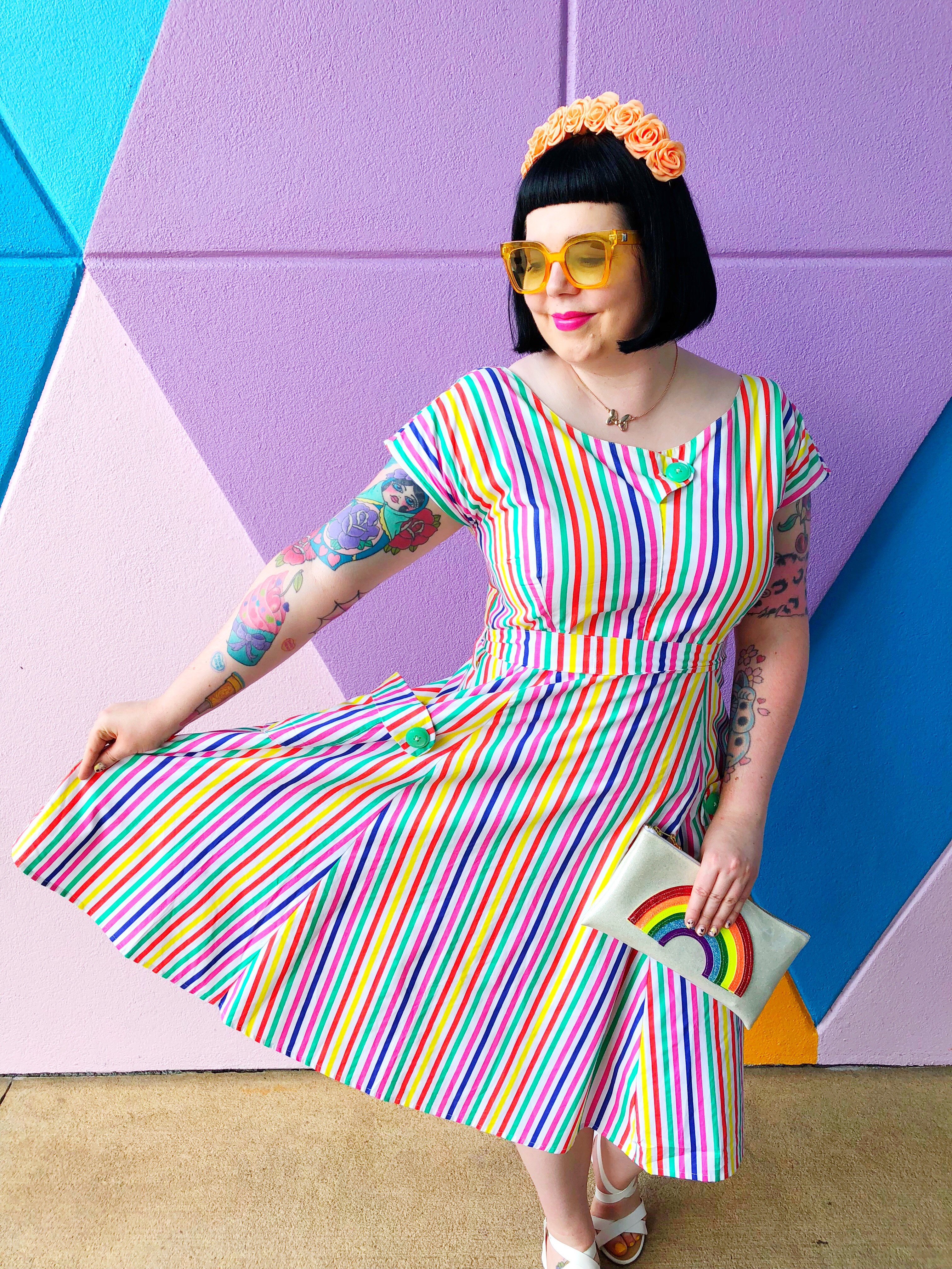 A Rainbow Striped Resort Visit